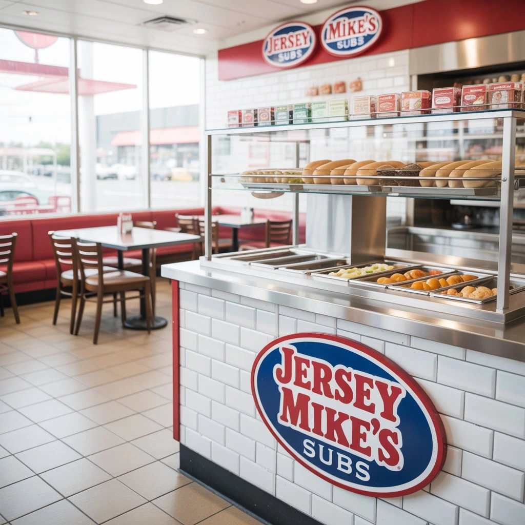 Discover Jersey Mike's Menu 2026 – America's Best Fresh Sub Sandwiches 6 a bright and clean interior photograph